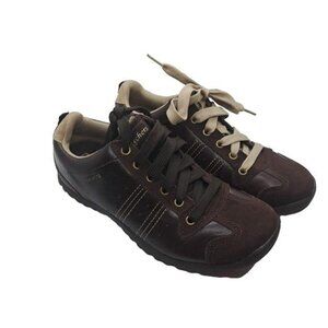 Skechers Men's Shoes 46047 Leather/Suede Low Top Lace Up Fashion Brown Size 9